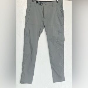 Prana Zion Men’s Gray Cargo Pants 32 x 34